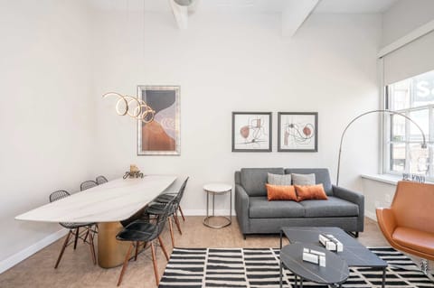 Enjoy the comfortable sleeper sofa and breezy, open layout of the main living spaces​