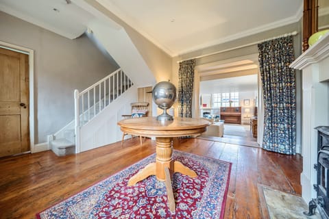 entrance hallway through to the living room