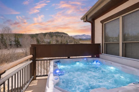 Private hot tub on your deck — your day starts and ends here