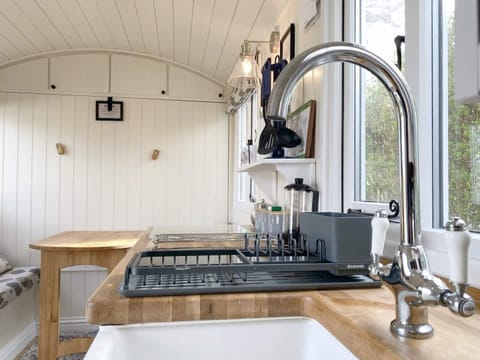 Microwave, oven, electric kettle