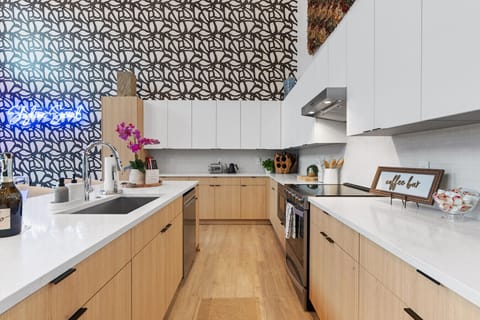 Cook, gather, and enjoy in this modern kitchen space.