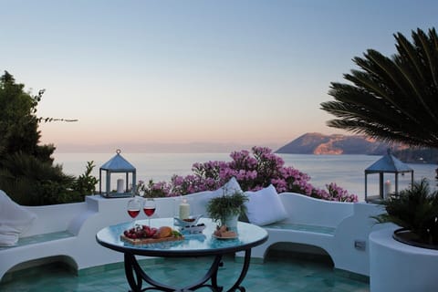 A stunning spot to sit at sunset.