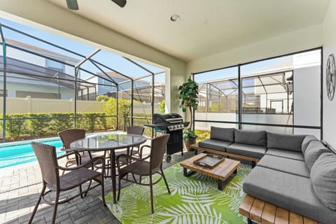 Patio with private pool