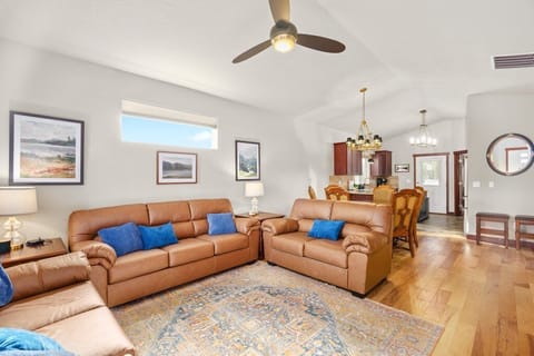 Two 6-inch memory foam twin size tri-fold mattresses for 2 additional guests