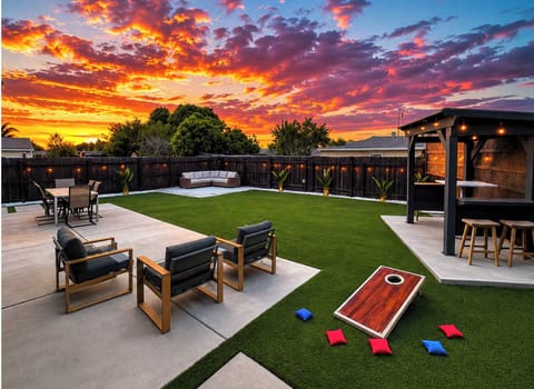 Backyard Sunset Cover Photo