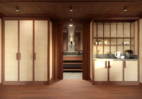 Seafront Tented Pavilion | Premium bedding, minibar, in-room safe, desk