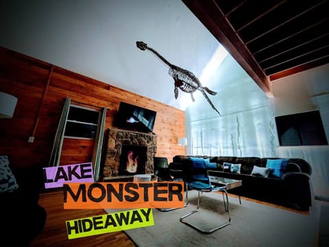 The myth, and mystery of Lake Carobeth. The only vacation rental where you can experience the legendary lake monster in the Poconos.