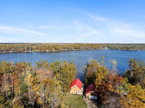 Scenic Aerial View | Peaceful Retreat with Direct Lake Access