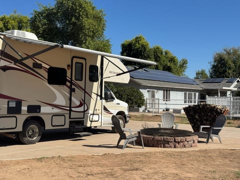 Fire pit available for use