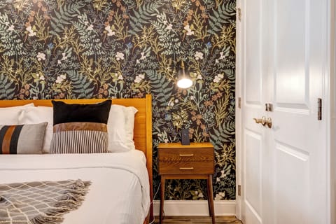 Enjoy a restful stay in this beautifully designed bedroom, featuring a King bed