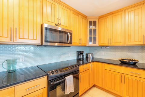 Kitchen with all new appliances.