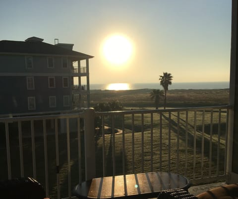 Sunrise from the balcony!