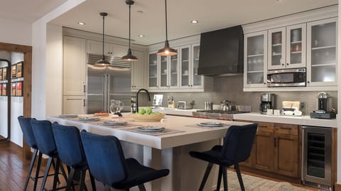 Kitchen, Main Level - Island with bar seating
