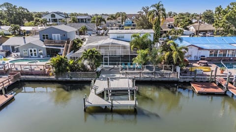 backyard view with dock