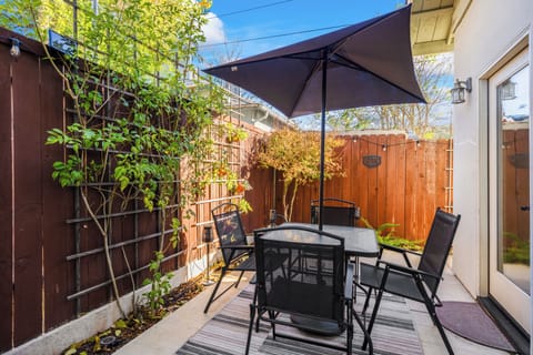 Private patio perfect for morning coffee or evening wine.