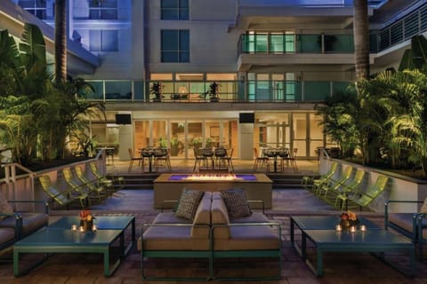 Hotel Alba - Outdoor Sitting Area with Firepit