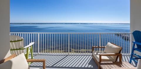 Harbour Pointe Unit 702 by PKRM - Ahhhhhmazing view that stretches all the way across the beautiful Intracoastal Waterway to the pristine Gulf Island National Seashore and the sparkling Gulf. Even better - you can bring your boat to this one.