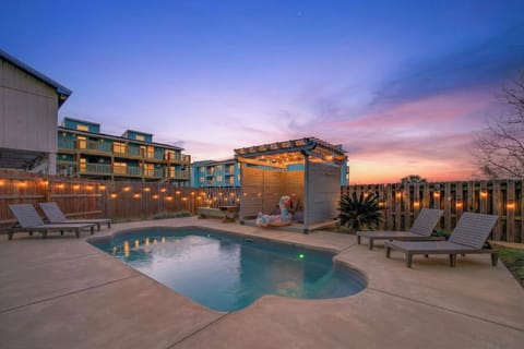 Private Oasis for day or night swimming 