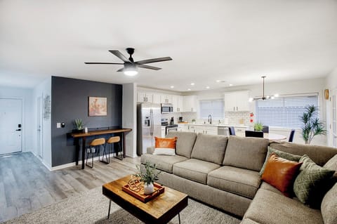 Cozy lounge space for the whole family