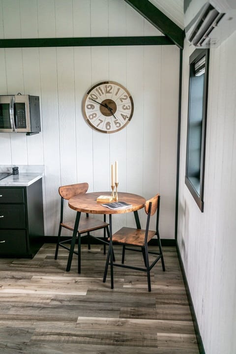 Dining area right next to the kitchen