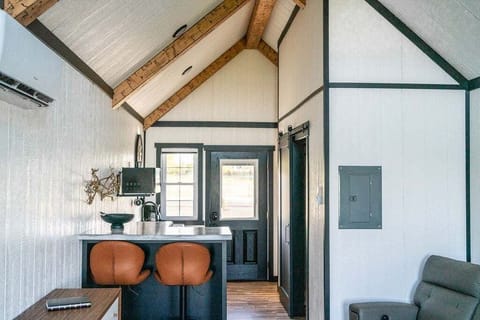 Enjoy meals at the kitchenette bar