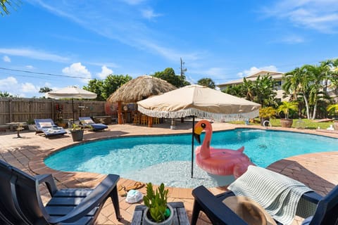 Large sparkling pool