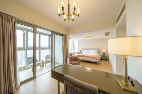 Superior Apartment, 3 Bedrooms, Balcony, City View | Blackout drapes, iron/ironing board, free WiFi