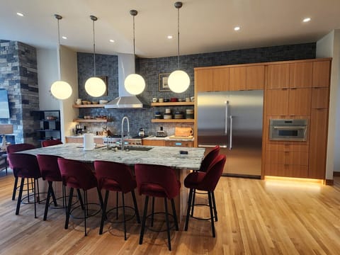 Chef Kitchen with Island Seating