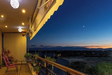Sunset Balcony View
Enjoy breathtaking sunsets from the spacious balcony overlooking the serene countryside—ideal for evening relaxation or a glass of wine under the stars.