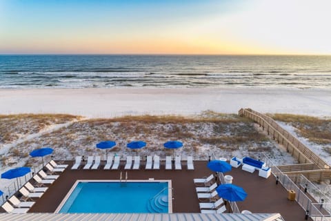 Lost Key Beach Club pool deck overlooking the beach. #HeavenOnEarth
