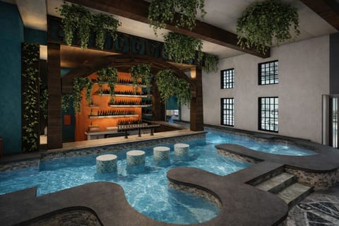 Swim-up bar