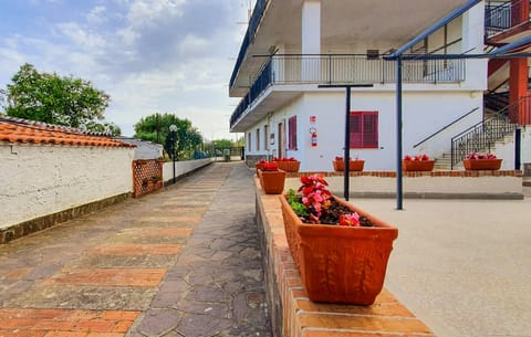 outside