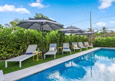 Your private saltwater pool and spa oasis – perfect for relaxing days under the Florida sun.