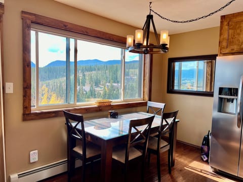 Dining table with breathtaking views