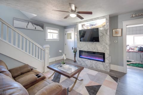 Akron Vacation Rental | 5BR | 1BA | 1,650 Sq Ft | 4 Steps to Enter