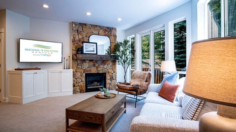 Condo, Multiple Beds, Patio, Mountain View (Snow Star Serenade) | Living area | 42-inch flat-screen TV with digital channels, DVD player