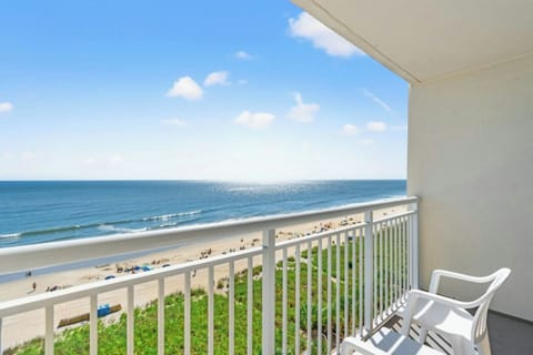 Have coffee on the balcony. You may even spot a dolphin or two.