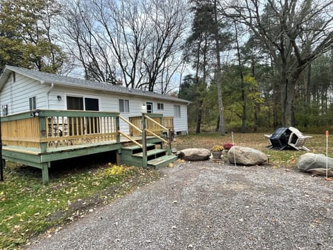 Driveway to back door entrance