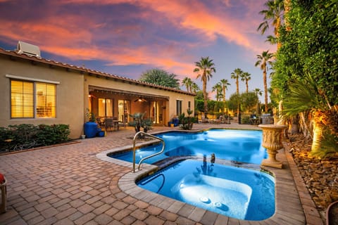 Relax in the spa and enjoy the peaceful twilight views.