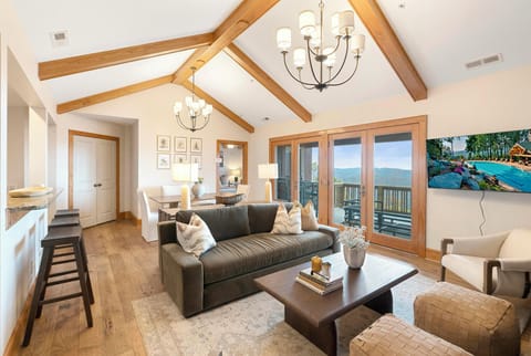 Living Area with Mountain Views