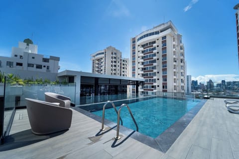 Rooftop pool