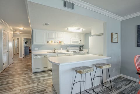 Kitchen bar with seating