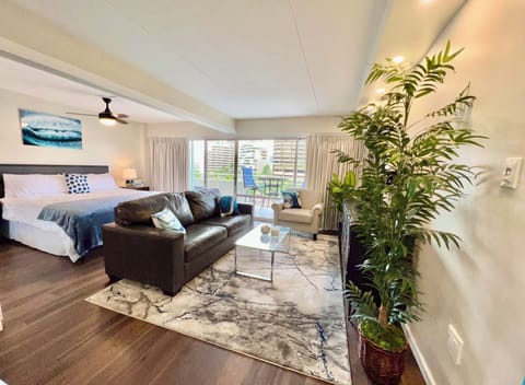 The open living area flows naturally from the kitchen, offering plenty of room