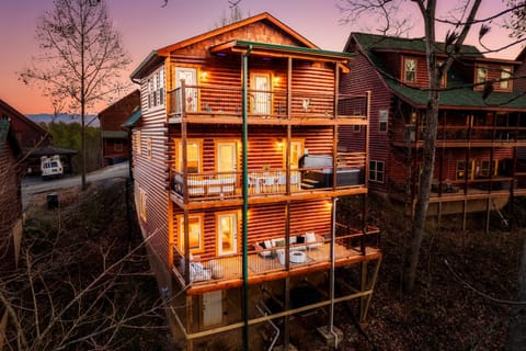 Soak in mountain views from multiple balconies, surrounded by the trees.