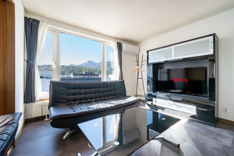 50-inch flat-screen TV with digital channels