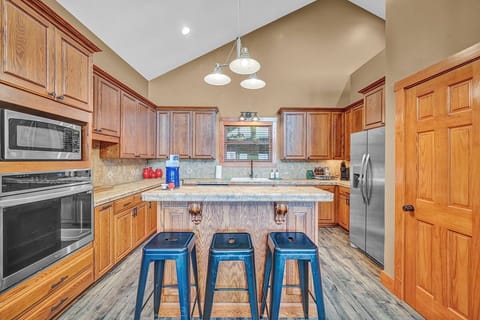 Fully stocked kitchen