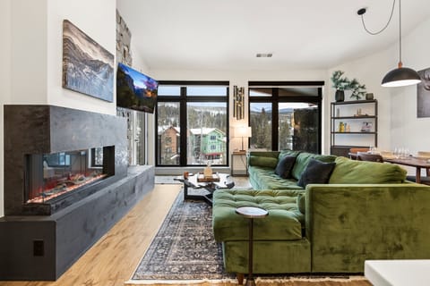 Living Room with Fireplace