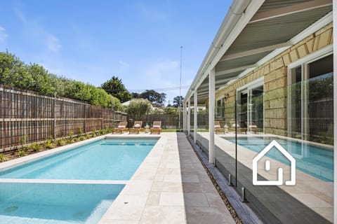 Solar heated pool with gas heated spa