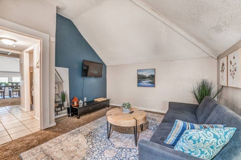 Relax in the inviting living room after a day exploring Memphis.