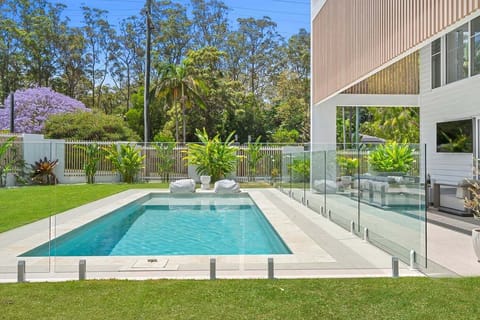 Large pool and outdoor entertaining area